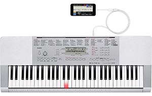 Sample of use when connected to key lighting keyboard