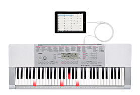 Sample of use when connected<br />
              to key lighting keyboard 